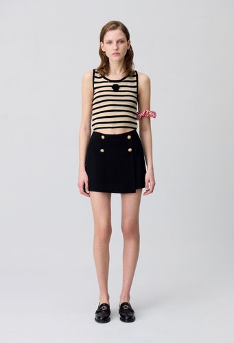 Top rayé crochet - Claudie Pierlot - Modalova