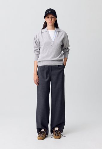 Pull polo laine - Claudie Pierlot - Modalova