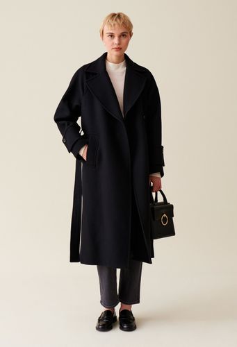 Manteau mi-long laine mélangée - Claudie Pierlot - Modalova