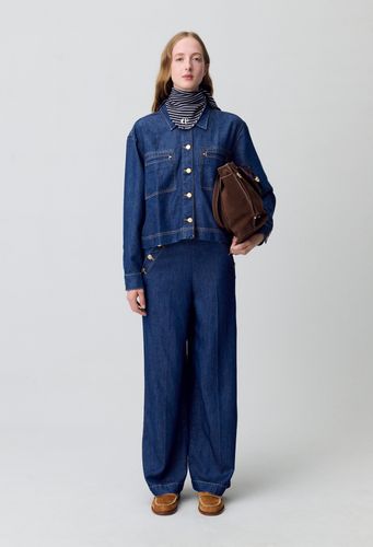 Chemise denim oversize - Claudie Pierlot - Modalova