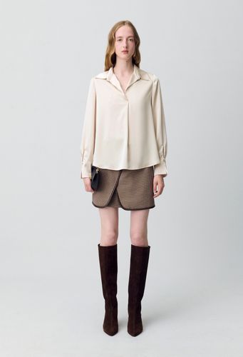 Blouse fluide plissée - Claudie Pierlot - Modalova