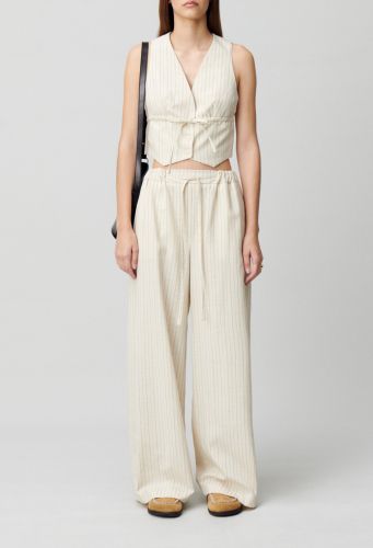 Top veston rayures - Claudie Pierlot - Modalova