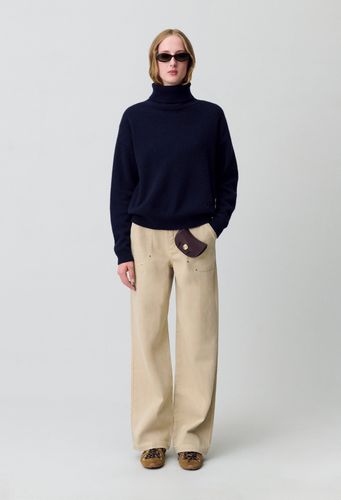 Pull cachemire bleu marine - Claudie Pierlot - Modalova