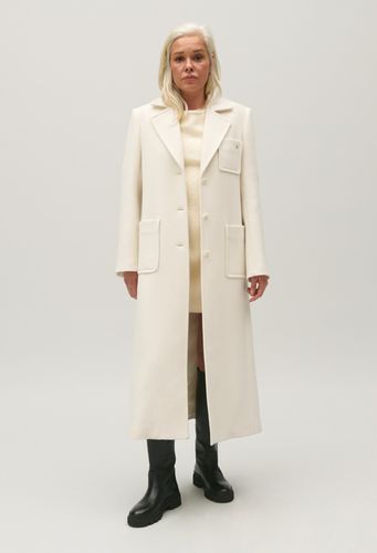 Manteau long ivoire - Claudie Pierlot - Modalova