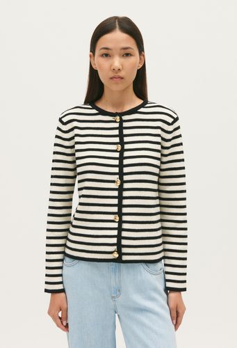 Cardigan rayures bicolores - Claudie Pierlot - Modalova