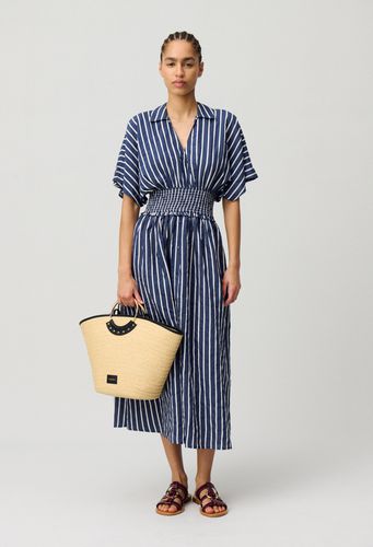 Robe cache-caur rayée - Claudie Pierlot - Modalova