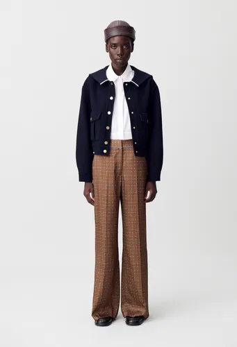 Pantalon fluide imprimé - Claudie Pierlot - Modalova