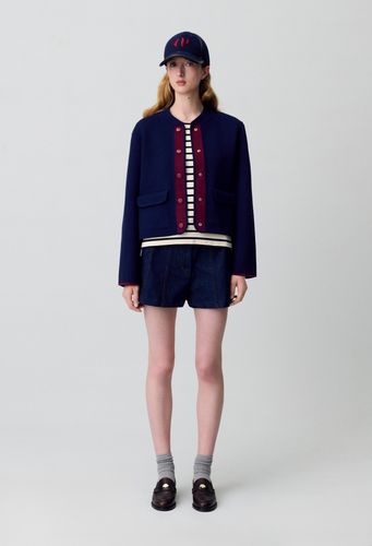 Cardigan épais bicolore - Claudie Pierlot - Modalova