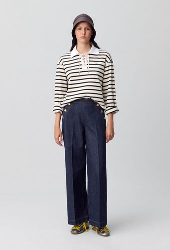 Jean large à pont - Claudie Pierlot - Modalova
