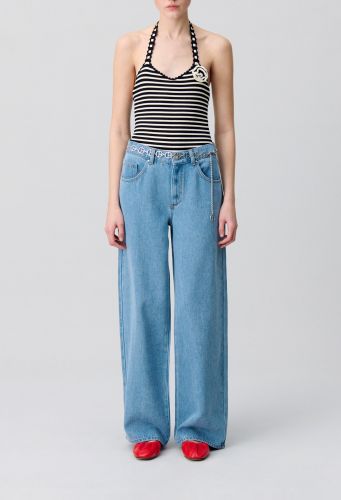 Body rayé maille fine - Claudie Pierlot - Modalova