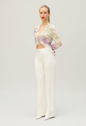 Pantalon droit tailleur blanc - Claudie Pierlot - Modalova