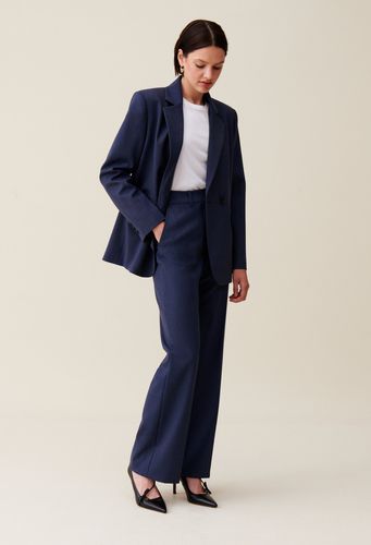 Veste tailleur croisée marine - Claudie Pierlot - Modalova