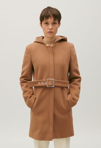 Manteau en laine à capuche - Claudie Pierlot - Modalova
