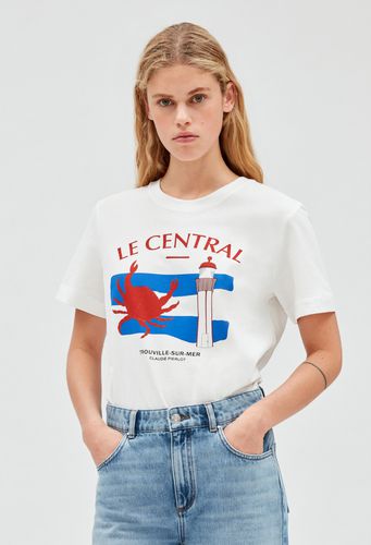 T-shirt Le Central écru - Claudie Pierlot - Modalova