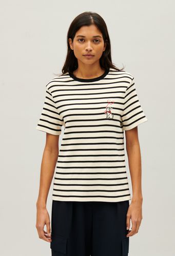 T-shirt marinière rayée bicolore - Claudie Pierlot - Modalova