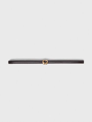 Ceinture Fine En Cuir - Taille 1 - Maje - Modalova