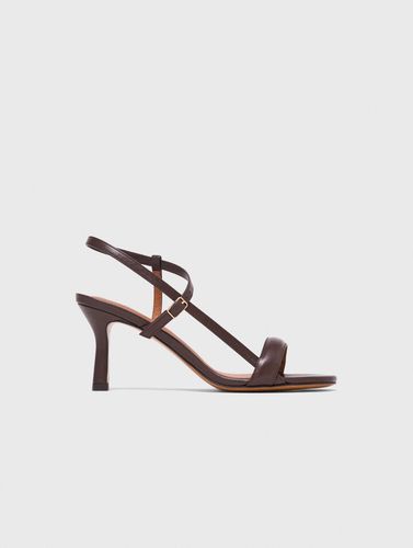 Sandales En Cuir À Brides - Taille 36 - Maje - Modalova