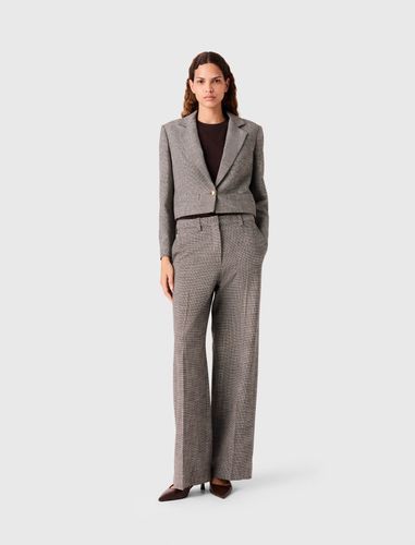 Pantalon De Tailleur À Carreaux - Taille 34 - Maje - Modalova