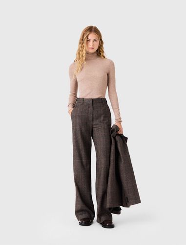 Pantalon De Tailleur À Carreaux - Taille 34 - Maje - Modalova
