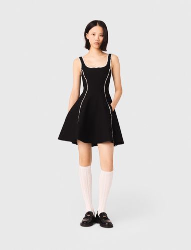 Robe Courte Avec Surpiqûres - Taille 34 - Maje - Modalova