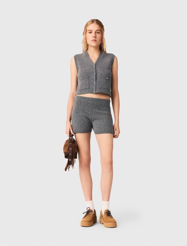 Top En Maille À Strass - Taille 1 - Maje - Modalova