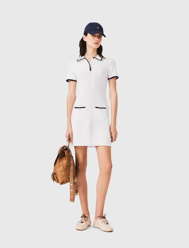 Robe Polo En Maille Avec Crochet - Taille 34 - Maje - Modalova