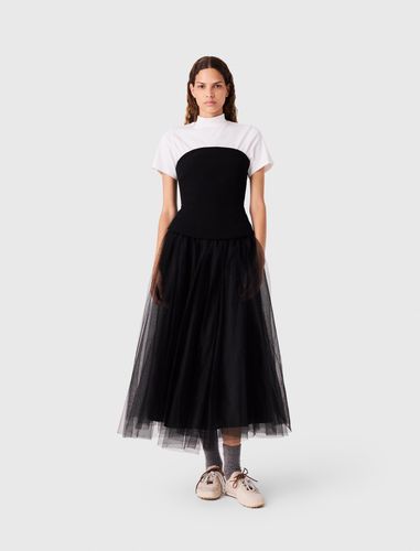 Robe Bustier Avec Jupe En Tulle - Taille 34 - Maje - Modalova