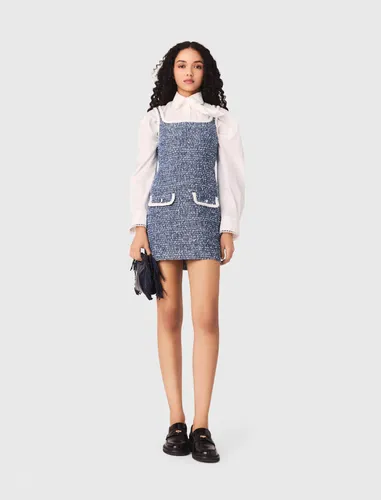 Robe Courte En Tweed - Taille 34 - Maje - Modalova