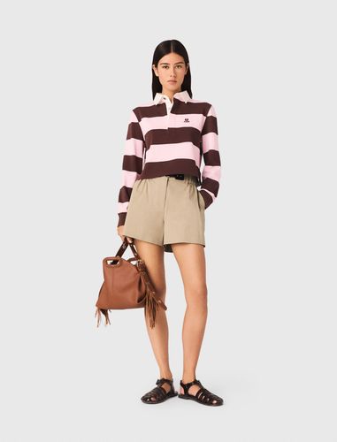 Sweatshirt Polo À Rayures - Taille 2 - Maje - Modalova