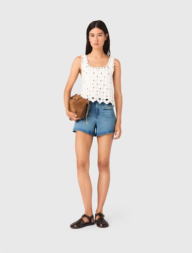 Top En Crochet Avec Miroirs - Taille 0 - Maje - Modalova