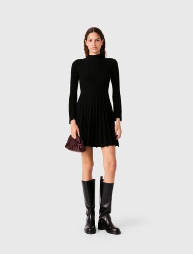 Robe Courte Patineuse À Col Montant - Taille 34 - Maje - Modalova