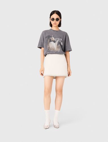 T-shirt Imprimé Cheval - Taille 0 - Maje - Modalova