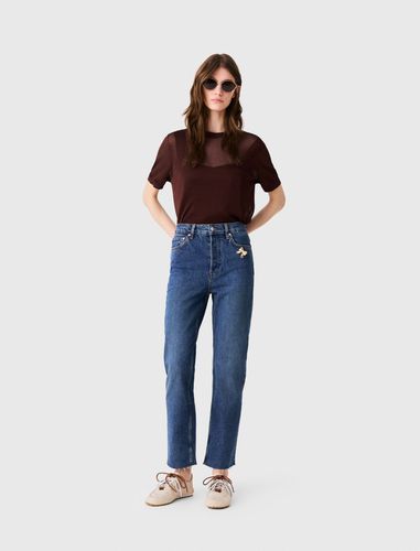 Jean Slim Avec Broche - Taille 34 - Maje - Modalova