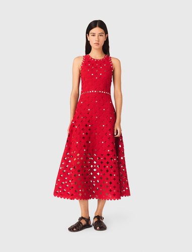 Robe En Crochet Avec Miroirs - Taille 34 - Maje - Modalova