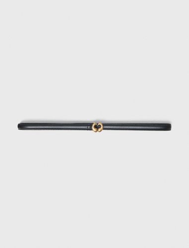 Ceinture Fine En Cuir - Taille 1 - Maje - Modalova