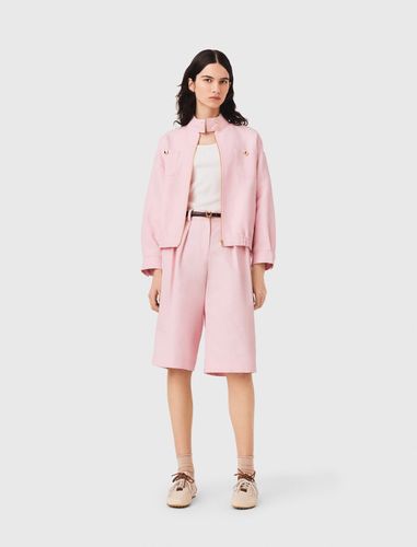 Blouson Bomber En Lin Mélangé - Taille 34 - Maje - Modalova