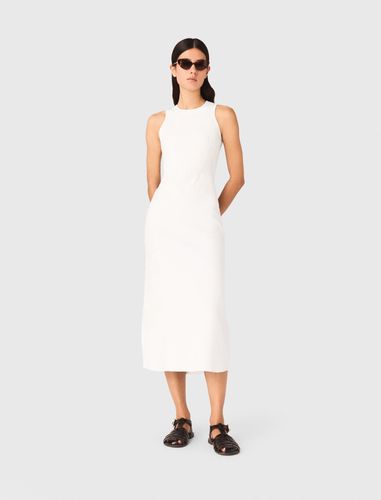 Robe À Fleurs Brodées Perlées - Taille 34 - Maje - Modalova