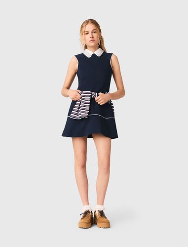 Robe Évasée À Contours Contrastés - Taille 34 - Maje - Modalova