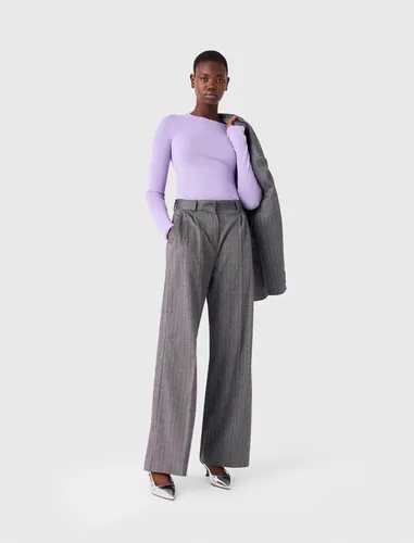Pantalon De Tailleur Strassé - Taille 34 - Maje - Modalova
