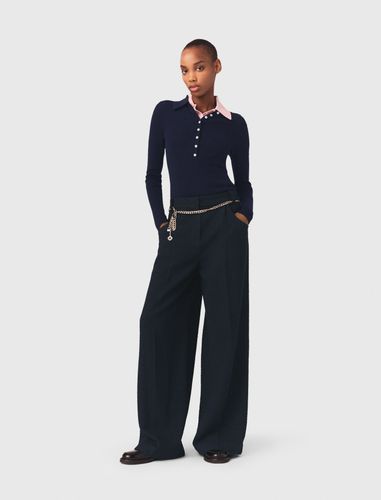 Pantalon En Tweed - Taille 34 - Maje - Modalova