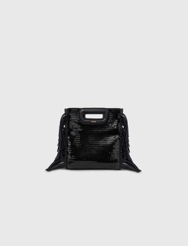 Sac M En Sequins - Noir - Maje - Maje - Modalova