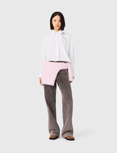 Chemise À Col Croquet - Taille 2 - Maje - Modalova