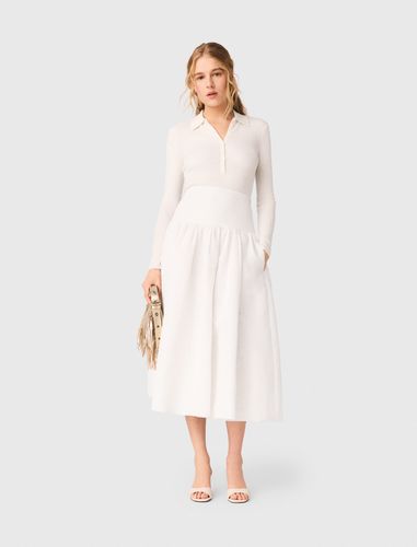 Jupe Longue En Taffetas - Taille 34 - Maje - Modalova