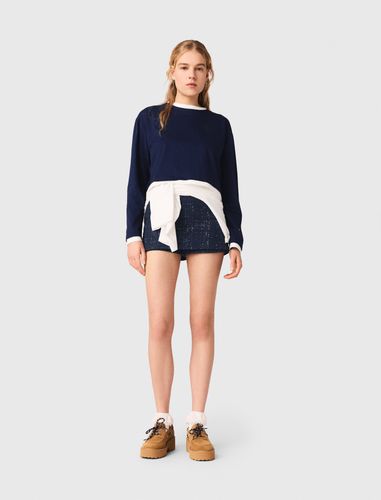 Tee Shirt Effet Superposé - Bleu - Taille 2 - Maje - Modalova