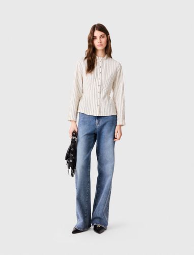 Chemise Strassée À Col Montant - Taille 0 - Maje - Modalova