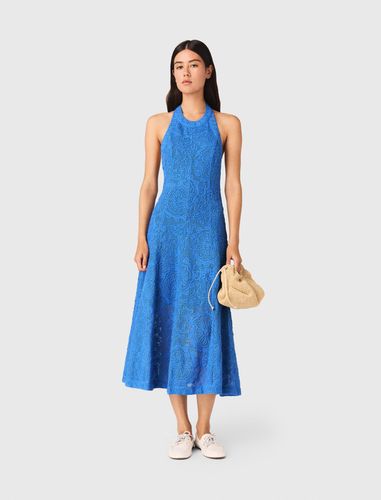 Robe Longue Dos Nu En Guipure - Taille 34 - Maje - Modalova