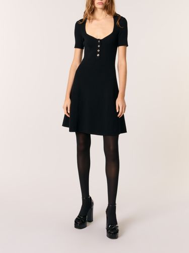 Robe Courte En Maille Côtelée - Taille 42 - Maje - Modalova