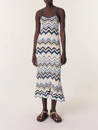 Robe Longue En Crochet - Multicolore - Taille 40 - Maje - Modalova