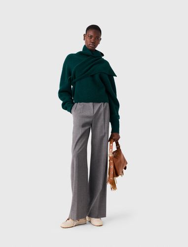 Pantalon Tailleur Large Avec Plis - Taille 34 - Maje - Modalova