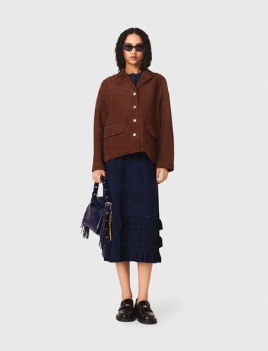 Veste En Suède - Taille 36 - Maje - Modalova